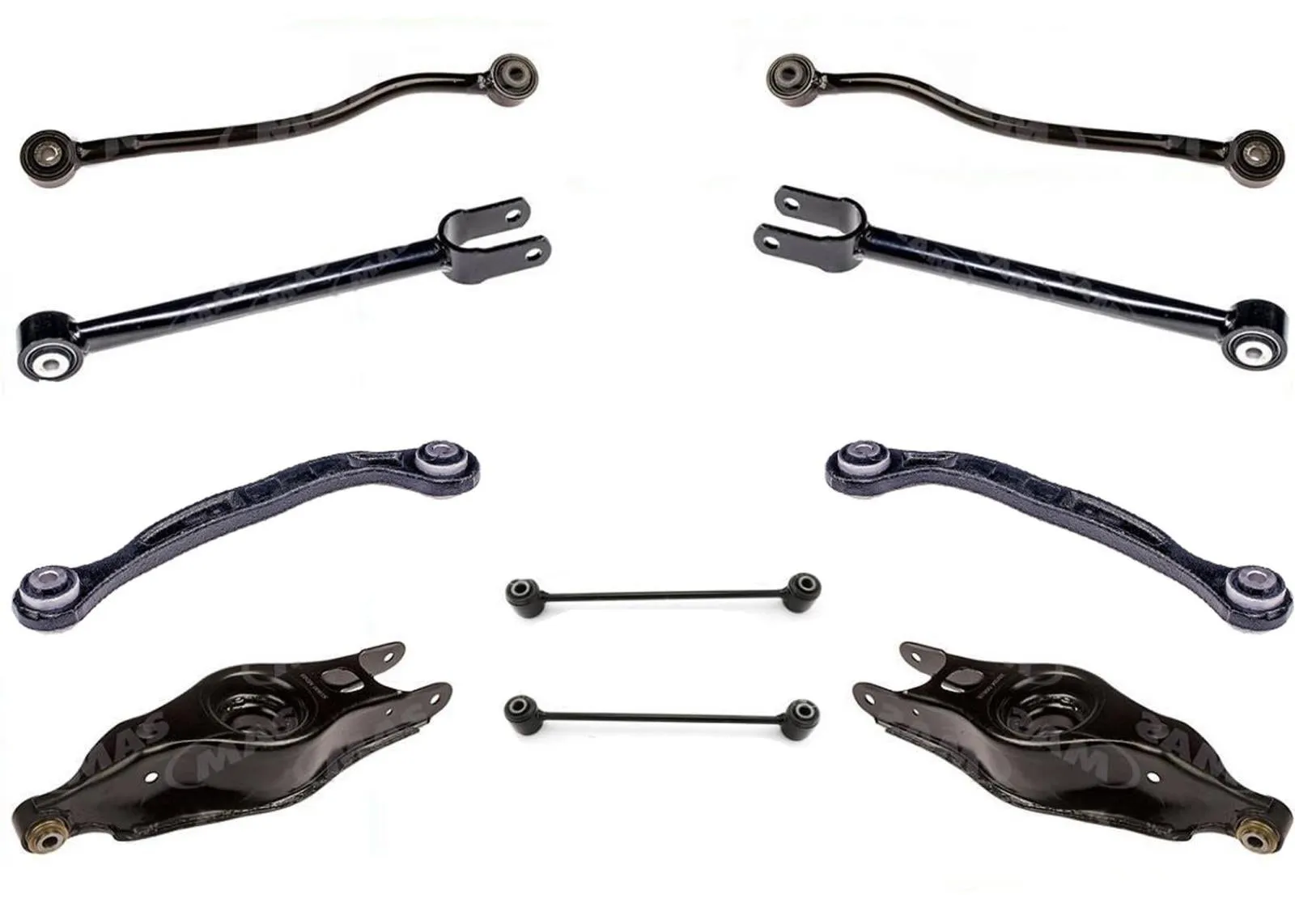 10 Pc Kit Rear Control Arms & Links fits For 2005-2014 Chrysler 300 REAR of CAR