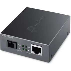 10/100Mbps Wdm Media Converter With 1-Port Poe