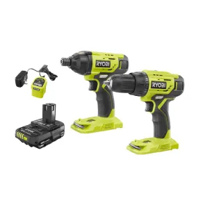 18-Volt ONE  1/2 in. Drill/Driver and 1/4 in. Impact Driver Combo Kit