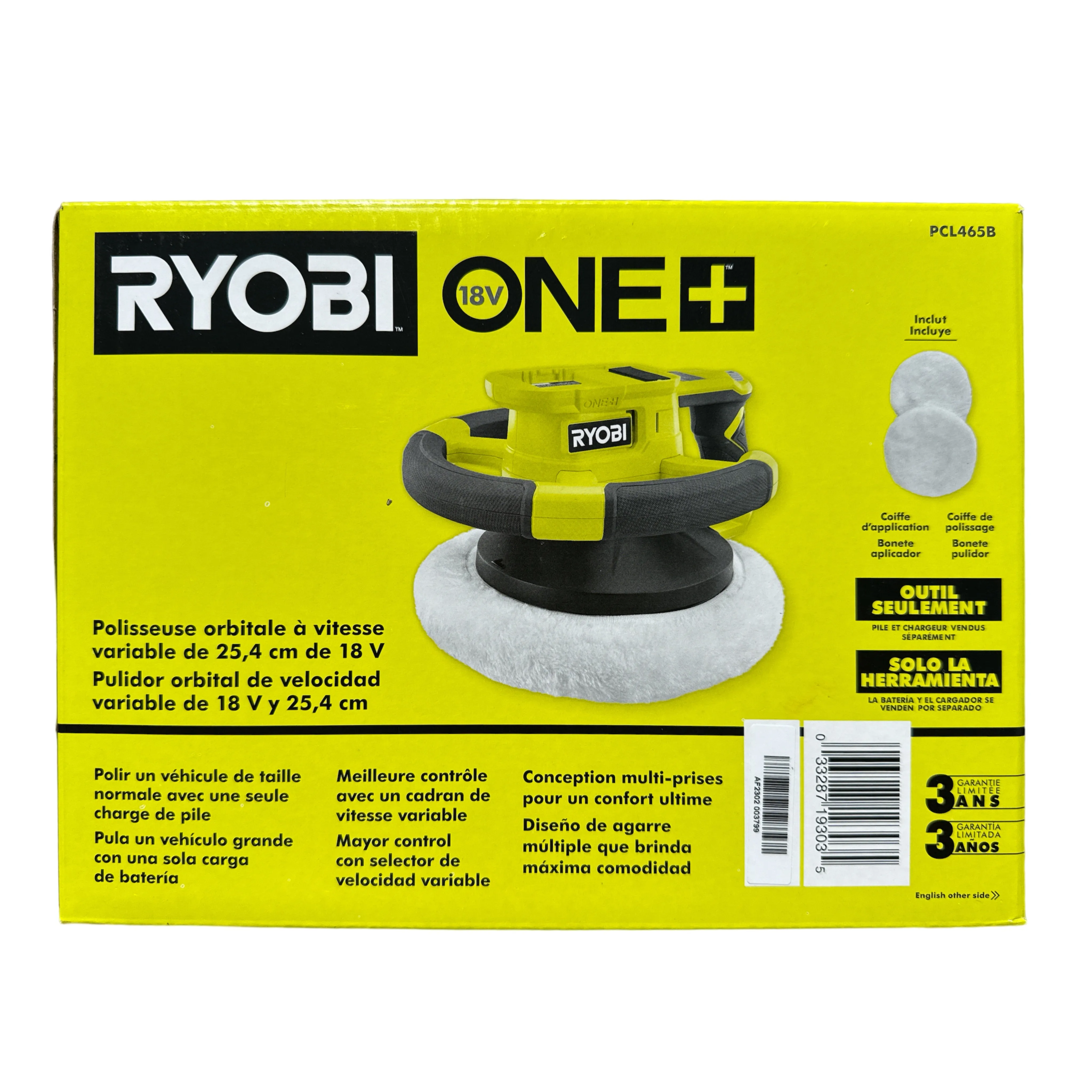 18-Volt ONE  Cordless 10 in. Variable Speed Orbital Buffer (Tool-Only)