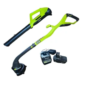 18-Volt ONE  Cordless String Trimmer/Edger and Blower Kit - Factory Reconditioned