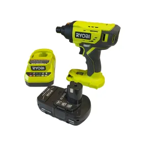 18-Volt ONE  Lithium-Ion Cordless 1/4 in. Impact Driver Kit with 1.5 Ah Battery and Charger