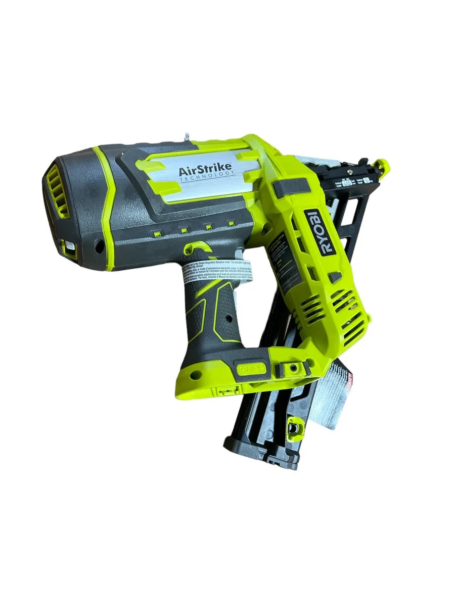 18-Volt ONE  Lithium-Ion Cordless AirStrike 15-Gauge Angled Finish Nailer (Tool Only)