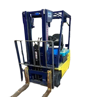 3,000 LB Komatsu FB15MK-2 Cushion 3-Wheel Electric Forklift W/ Charger