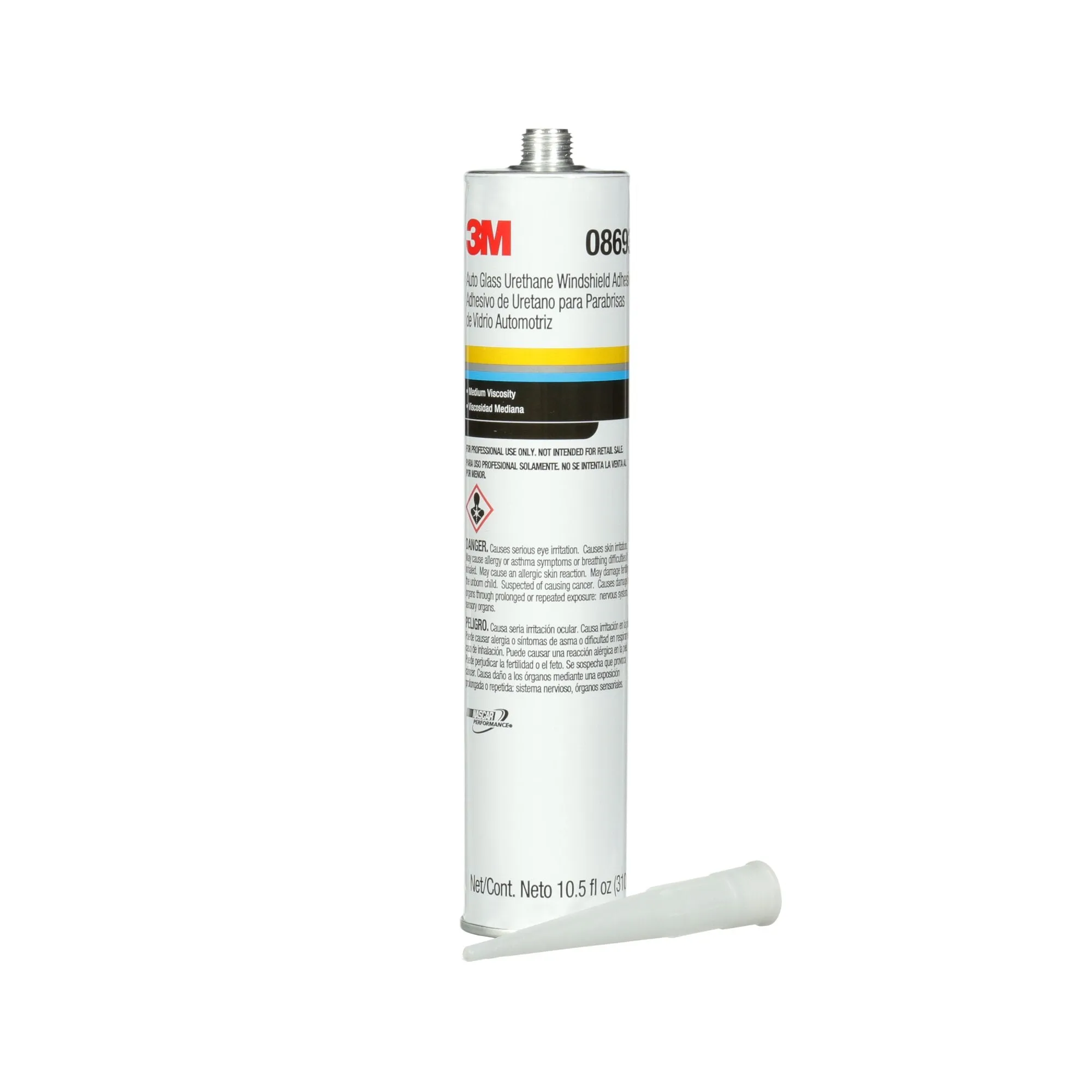 3M Auto Glass Urethane Windshield Adhesive, 08693, 10.5 fl ozCartridge