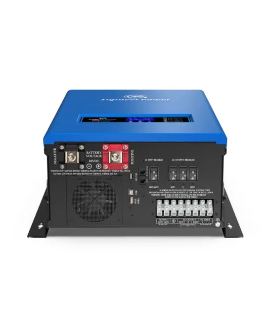 6000W Split Phase 120/240V 48V All In One Hybrid Inverter with 80A MPPT Charger - ETL Listed