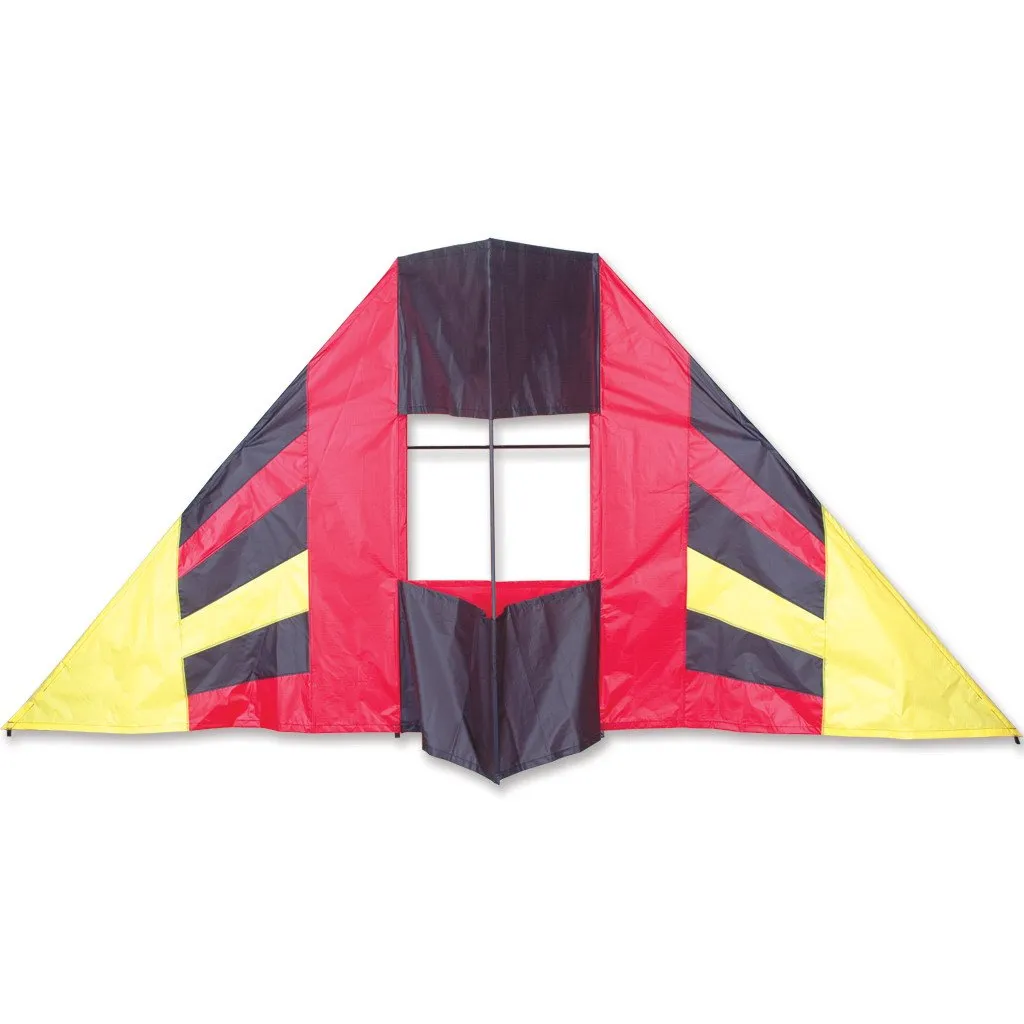 7.5 ft. Box Delta Kite - Red Flair