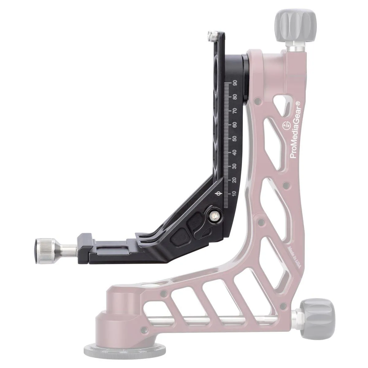 A40 Conversion Kit for full cradle GKJr Gimbal head, Vertical Rail, Screw, Cradle Clamp