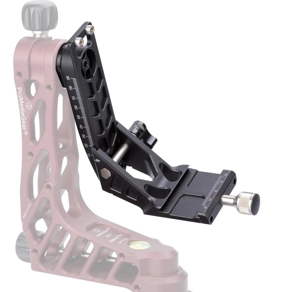 A40 Conversion Kit for full cradle GKJr Gimbal head, Vertical Rail, Screw, Cradle Clamp