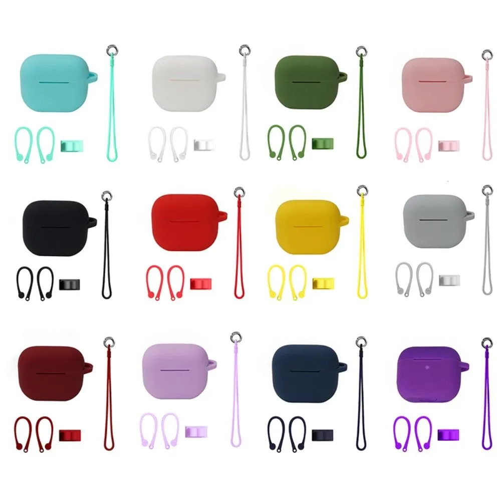 AirPods 3 silicone protector storage case with accessories - Purple