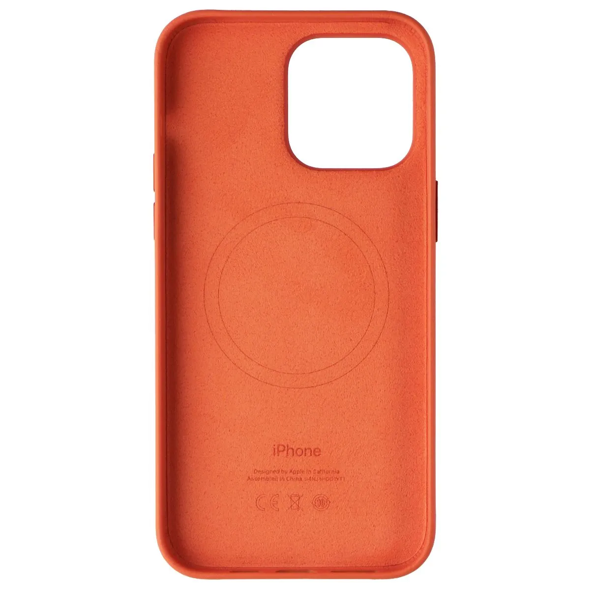 Apple Leather Case for MagSafe for iPhone 14 Pro Max - Orange