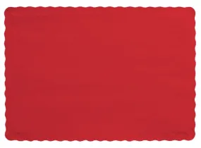 Apple Red Paper Placemats | 50ct