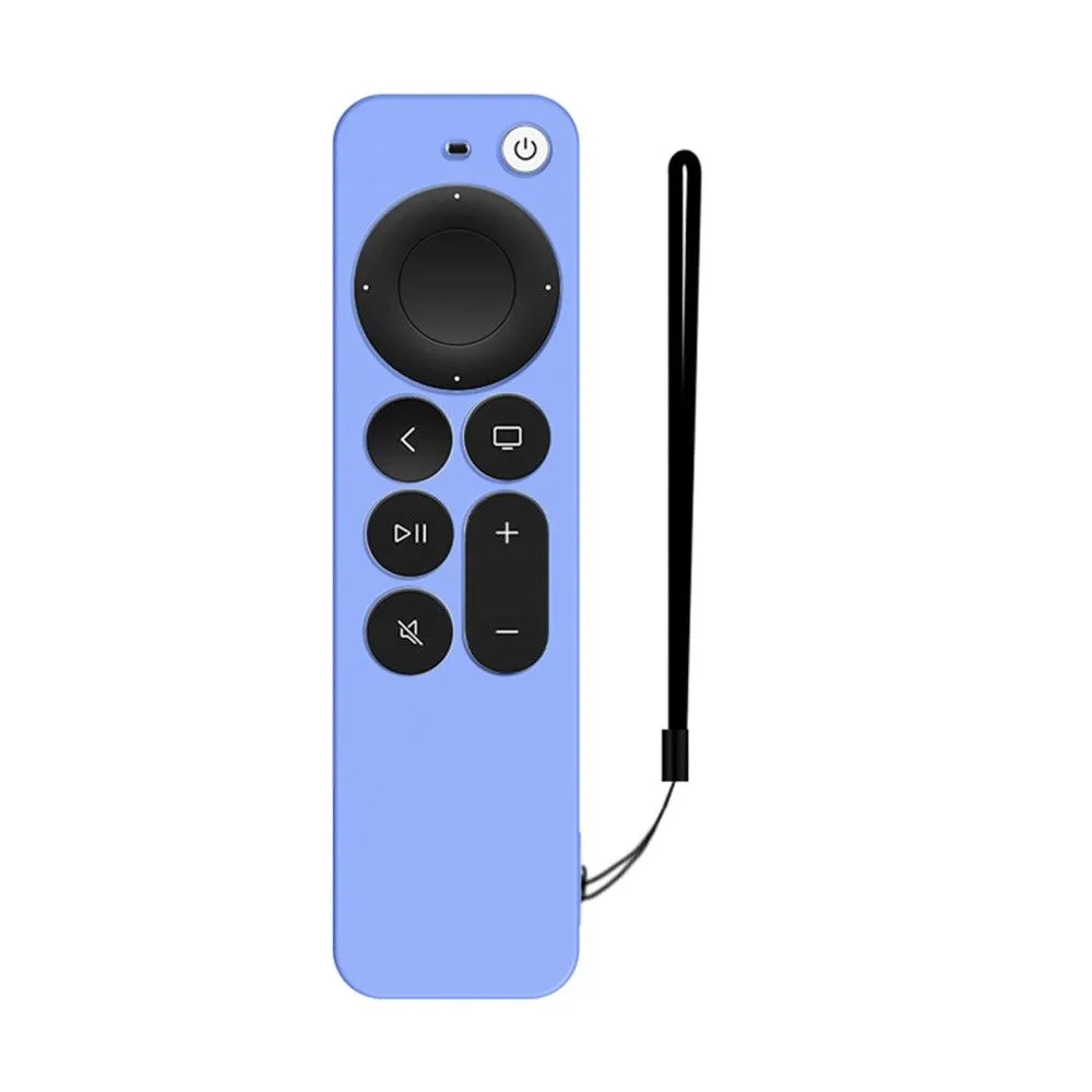 Apple TV 4K (2021) Y31 silicone remote controller cover - Luminous Blue