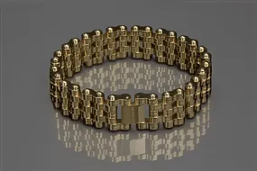 ARAGON Charger 22mm Bracelet JX140GLD