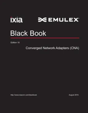 Black Book, Converged Network Adapters, Ed. 10, Paperback, Color