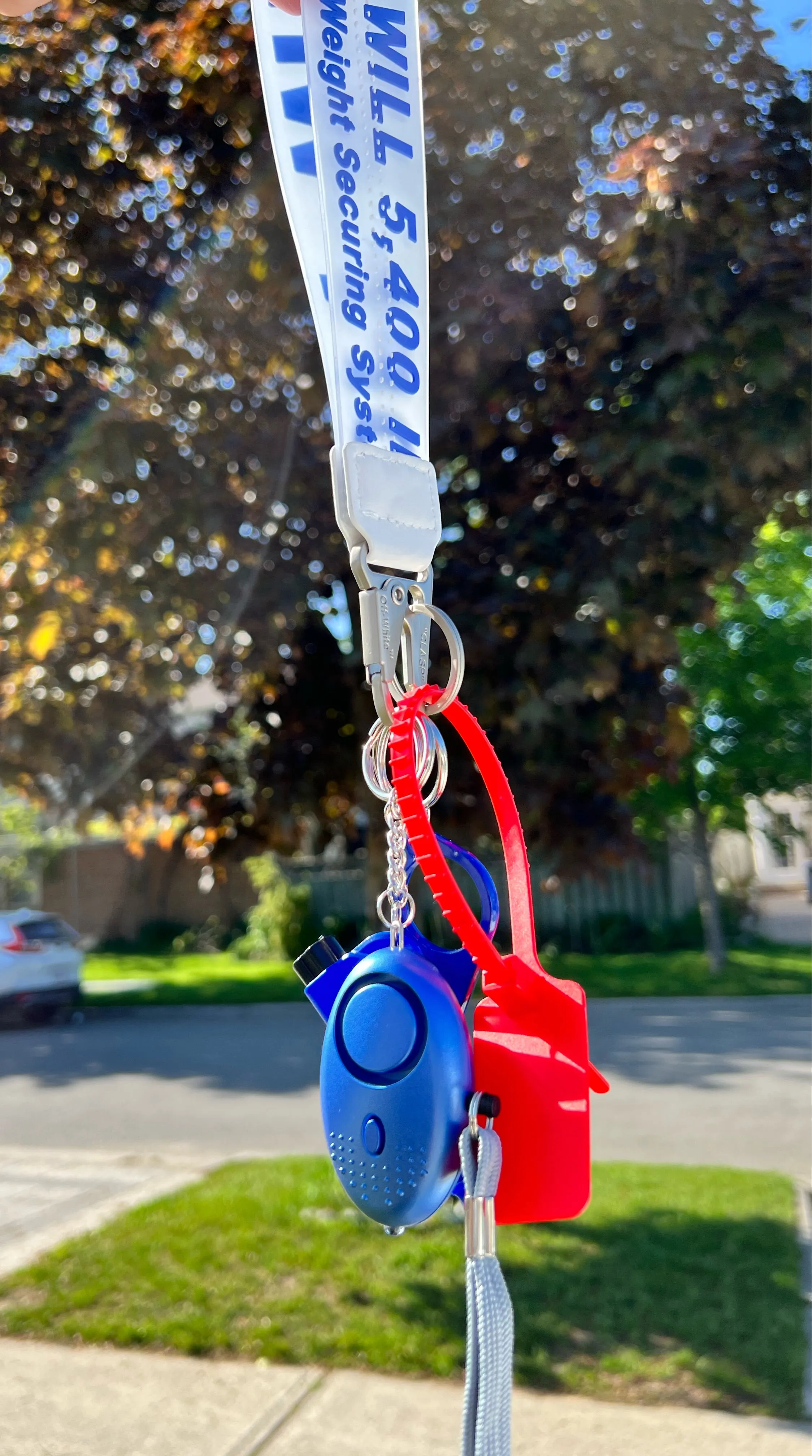 Blue Essential Self-defence Keychain