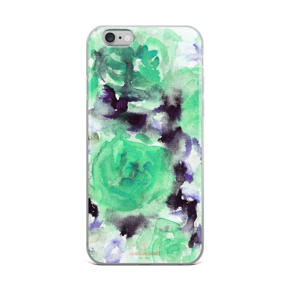 Blue Rose Floral iPhone Case, Stylish iPhone X | XS | XR | XS Max | 8 | 8  | 7| 7  Phone Case