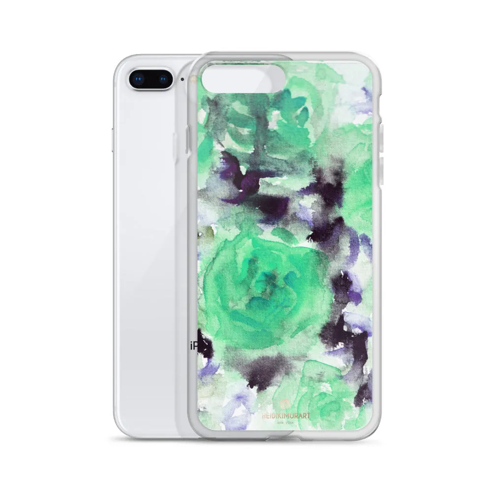 Blue Rose Floral iPhone Case, Stylish iPhone X | XS | XR | XS Max | 8 | 8  | 7| 7  Phone Case