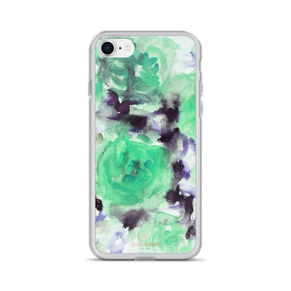 Blue Rose Floral iPhone Case, Stylish iPhone X | XS | XR | XS Max | 8 | 8  | 7| 7  Phone Case