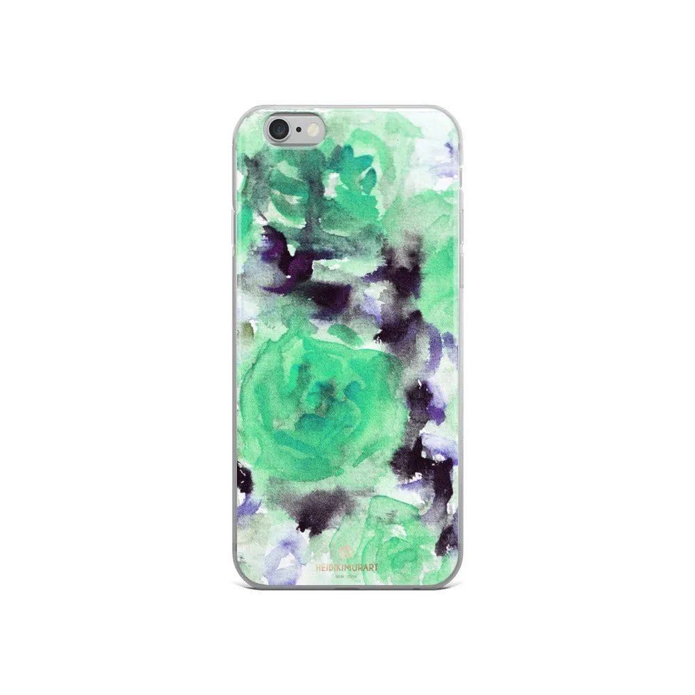 Blue Rose Floral iPhone Case, Stylish iPhone X | XS | XR | XS Max | 8 | 8  | 7| 7  Phone Case