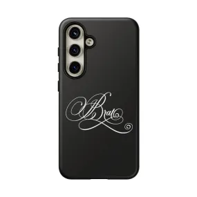 Brat Calligraphy Phone Case