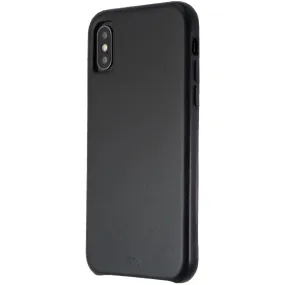 Case-Mate Barely There Genuine Leather Hard Case for Apple iPhone XS / X - Black