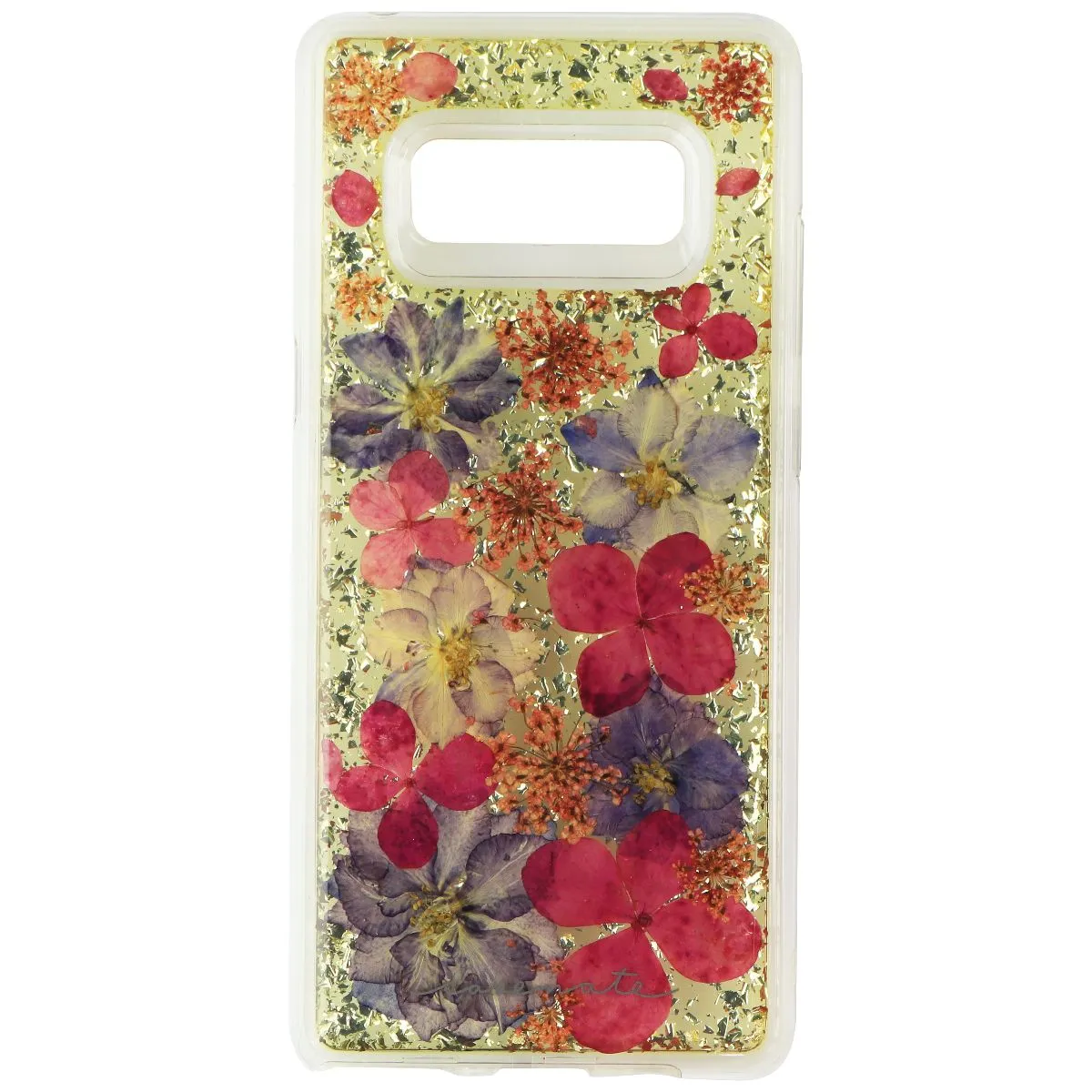 Case-Mate Karat Petals Series Hard Case for Samsung Galaxy Note8 - Gold/Flowers