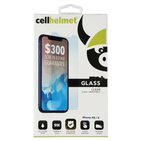 CellHelmet (Pro ) Series Glass for Apple iPhone Xs and iPhone X - Clear