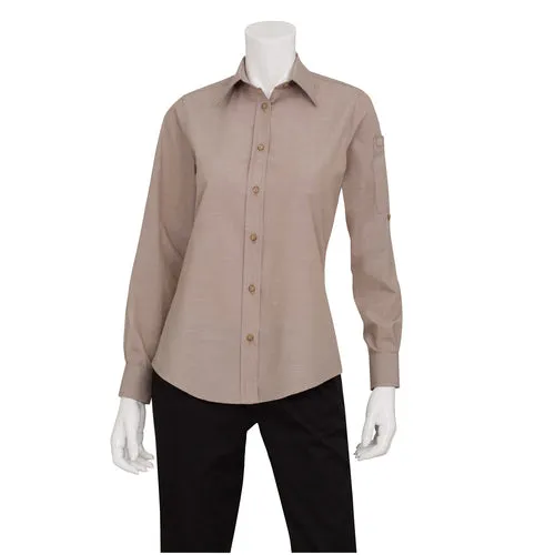 Chef Works SLWCH002ECRXL Dress Shirt