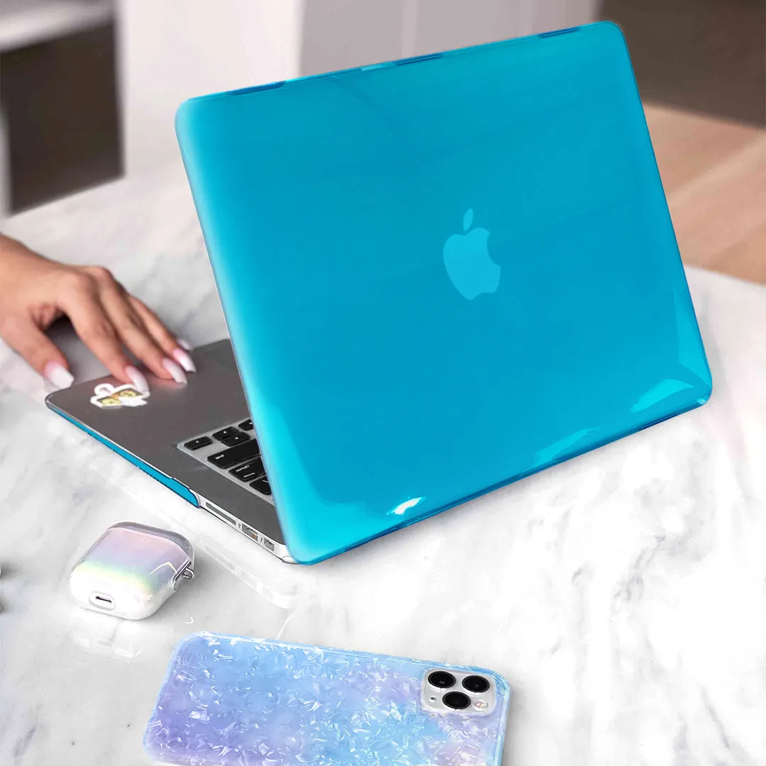 Clear Blue MacBook Case