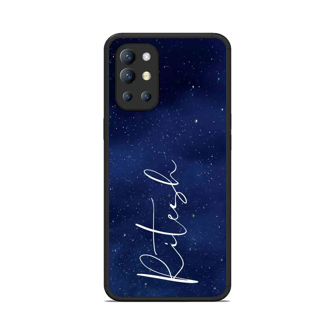 Customized Oneplus 9R Back Case with Name Phone Case Back Cover - Starry Night