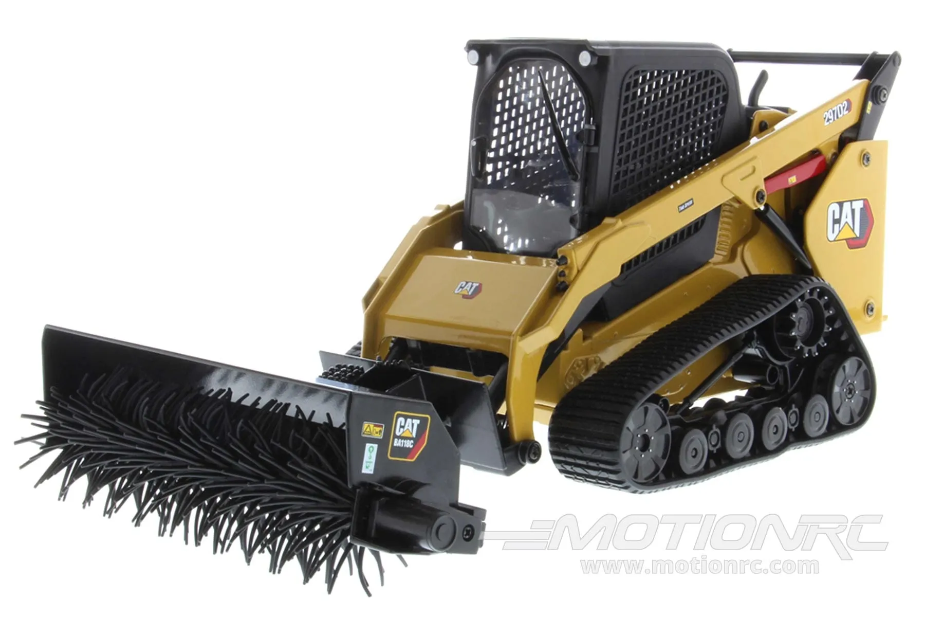 Diecast Masters 1/16 Scale Caterpillar 297D2 Multi-Terrain Diecast Loader - RTR with Bucket, Auger, Forks, and Broom