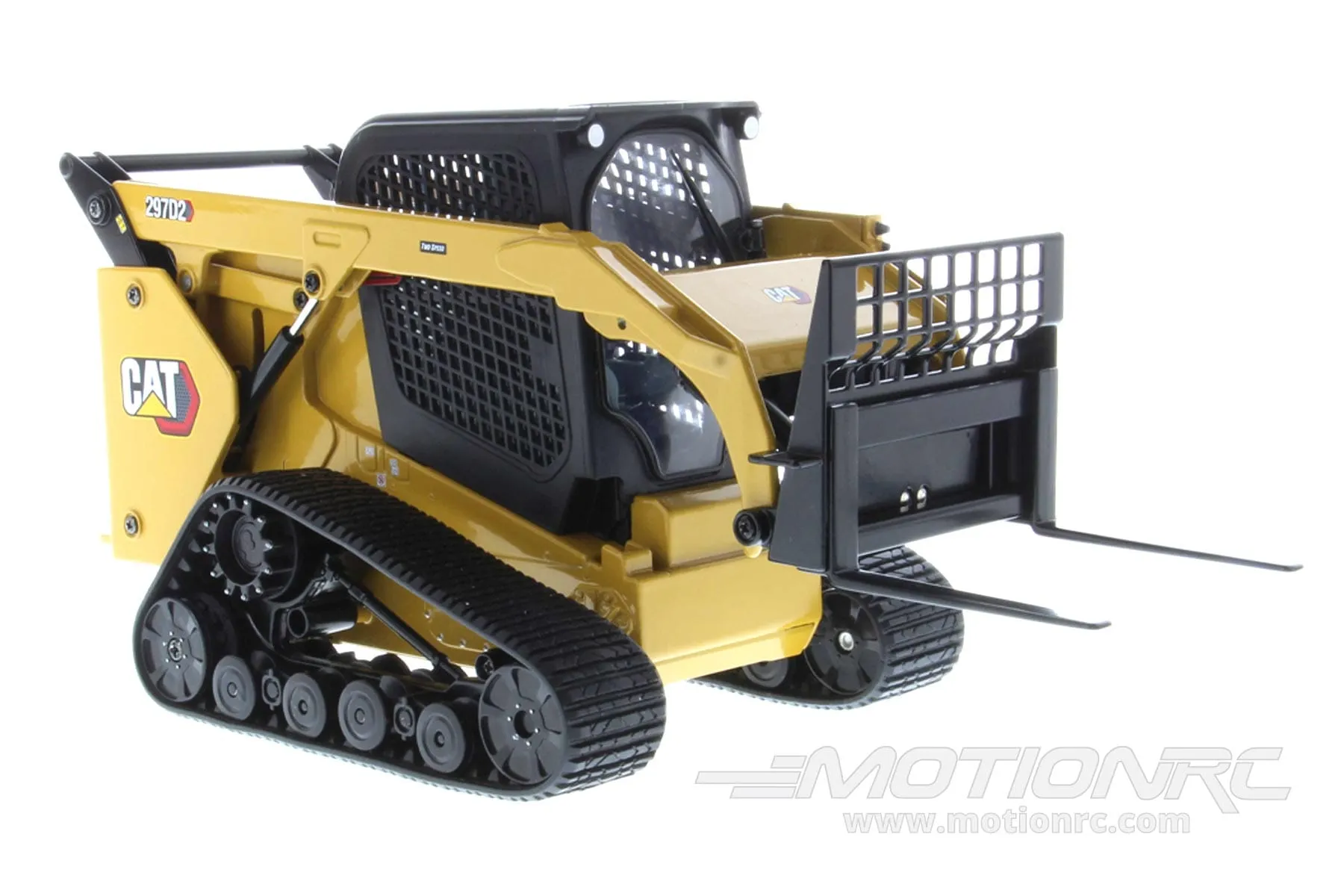 Diecast Masters 1/16 Scale Caterpillar 297D2 Multi-Terrain Diecast Loader - RTR with Bucket, Auger, Forks, and Broom