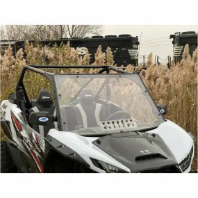 Extreme Metal Products Kawasaki KRX Hard Coated Windshield with Vent