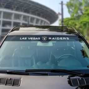 Fanmats Las Vegas Raiders Sun Stripe Windshield Decal 3.25" x 34"