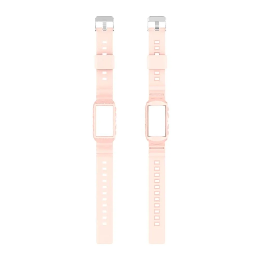 Fitbit Charge 5 / 4 / 3 integrated TPU cover   watch strap - Light Pink