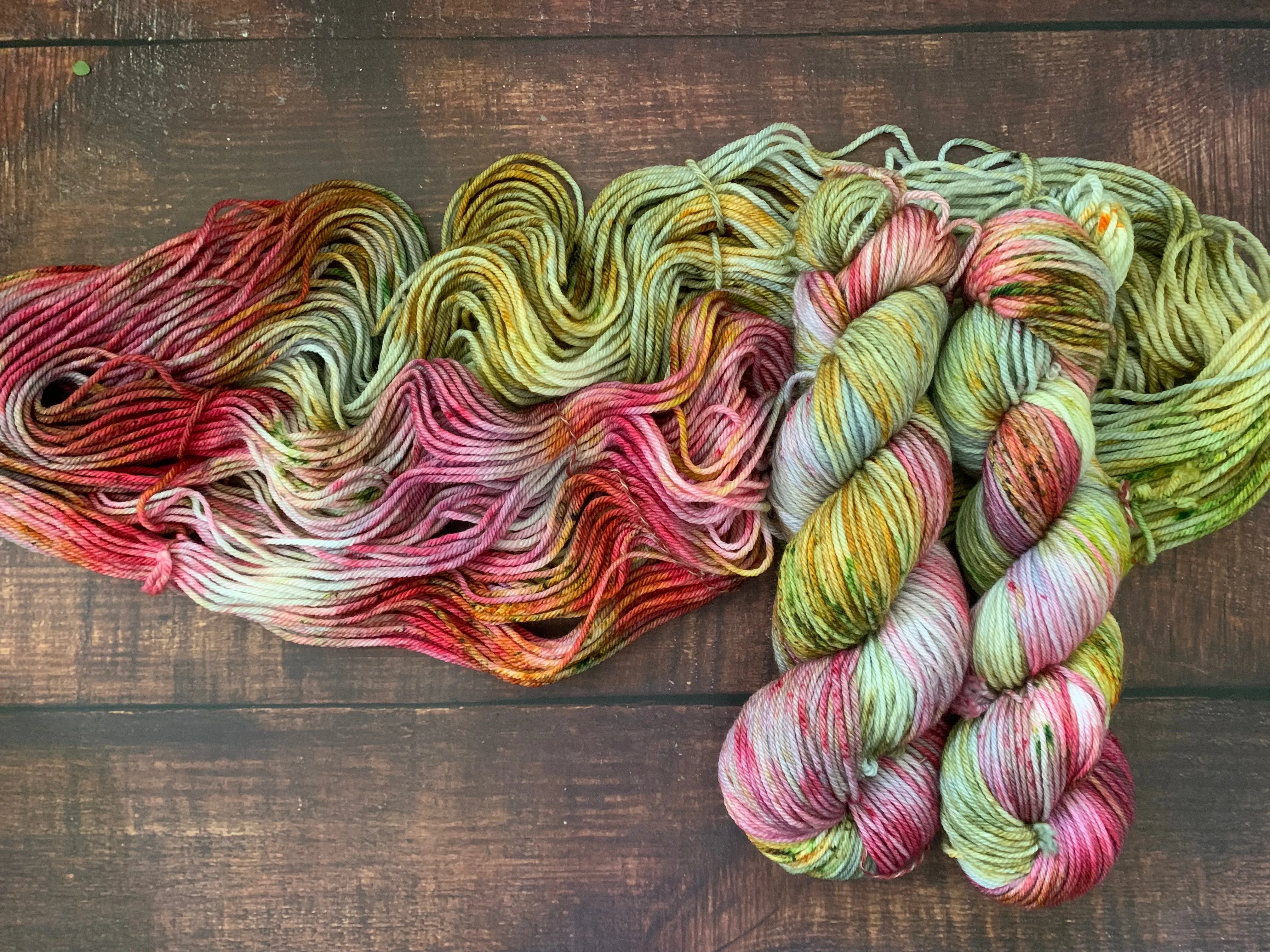 Flowering Crab Apple- Dyed to Order - Sweet Pea & Sparrow Hand Dyed Yarns