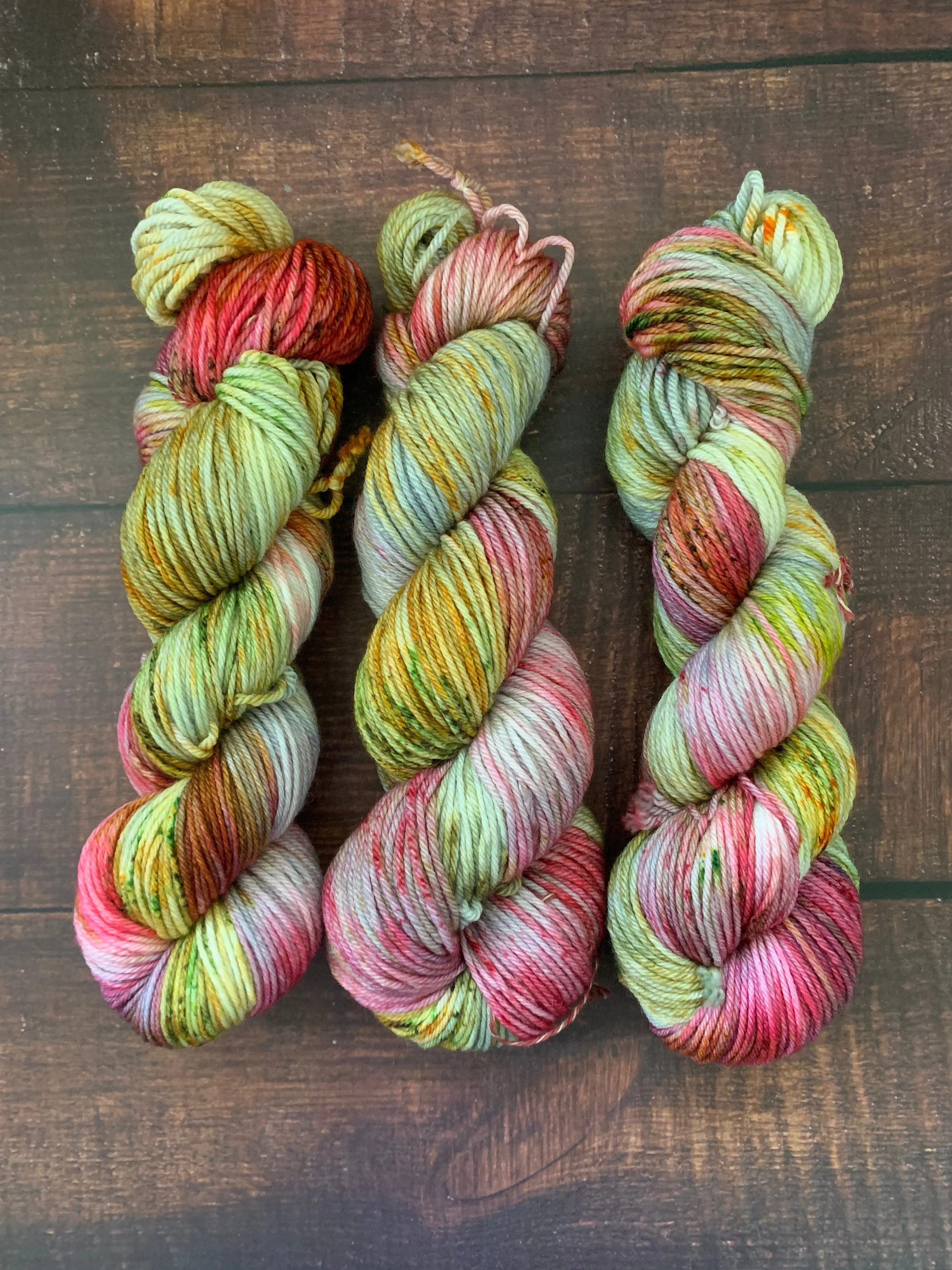 Flowering Crab Apple- Dyed to Order - Sweet Pea & Sparrow Hand Dyed Yarns