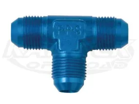 Fragola AN -4 Male Blue Anodized Aluminum Tee Fittings