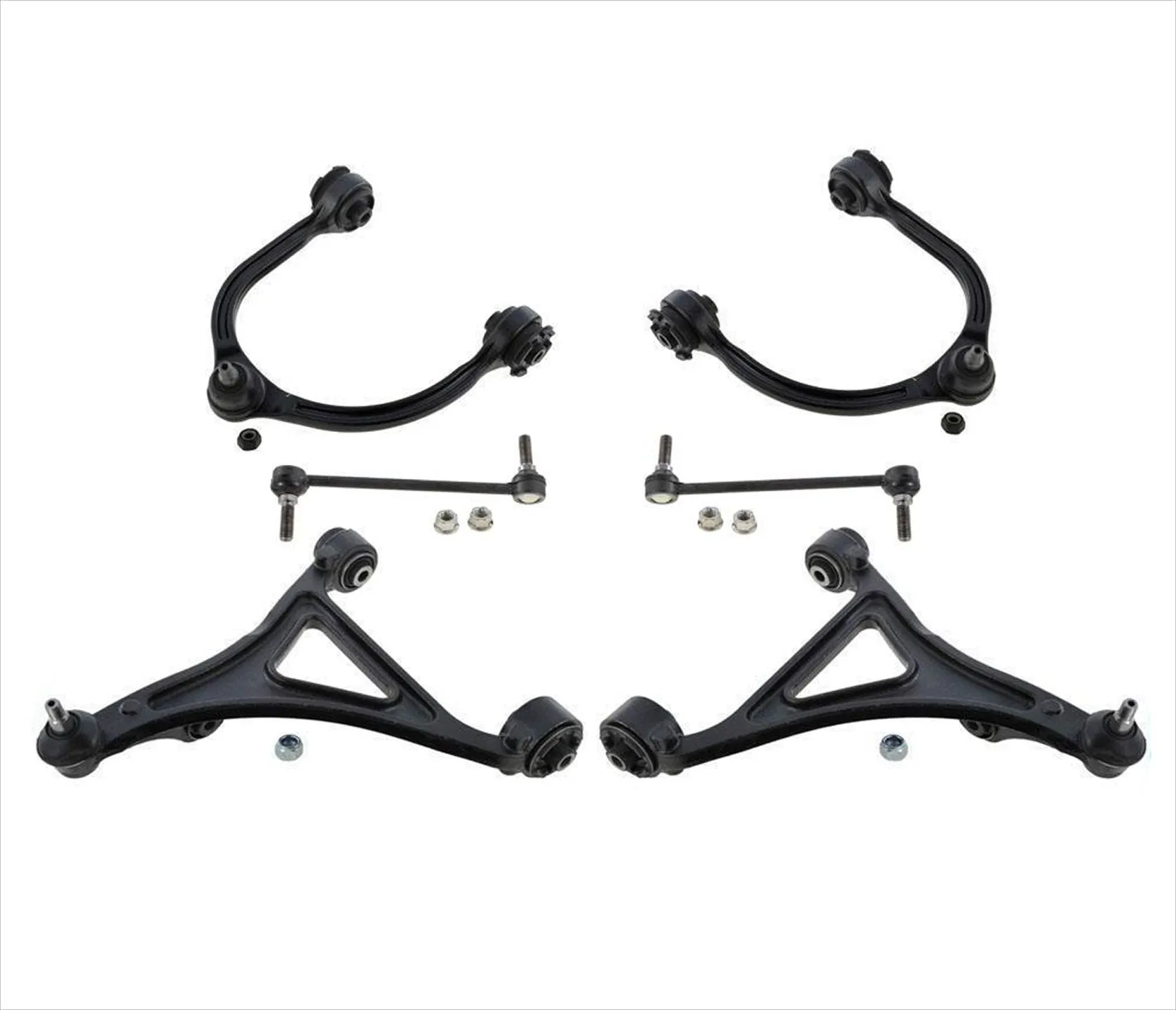 Front Upper Lower Control Arms Sway Bar Links for 11-18 300 All Wheel Drive 6pc