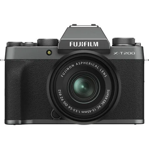 Fujifilm X-T200 Digital Mirrorless Camera Fujinon XC 15-45mm f/3.5-5.6 OIS PZ Lens