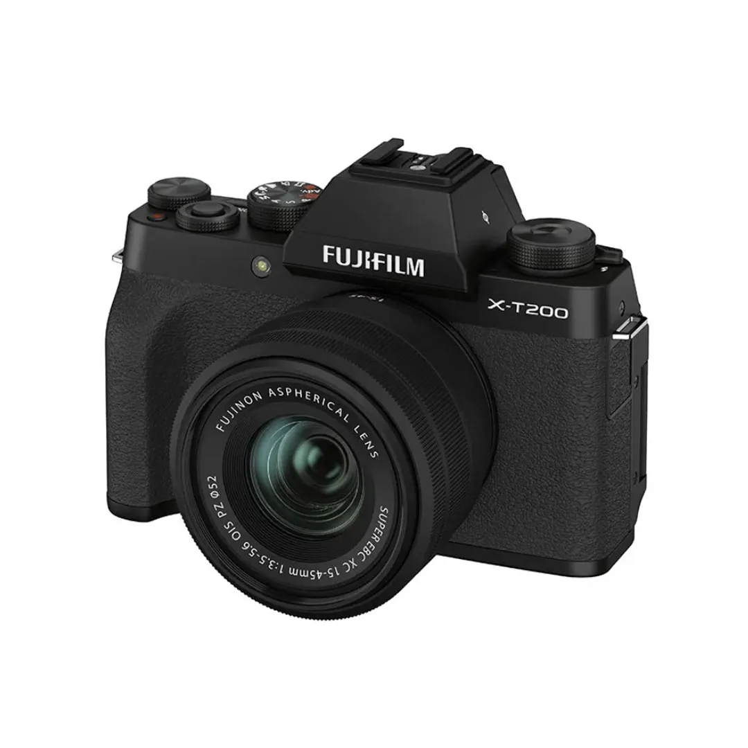 Fujifilm X-T200 Digital Mirrorless Camera Fujinon XC 15-45mm f/3.5-5.6 OIS PZ Lens