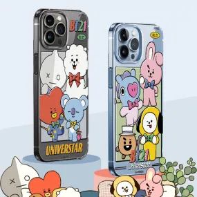 GARMMA BT21 Vintage Edition Air Cushion TPU PC Back Case Cover