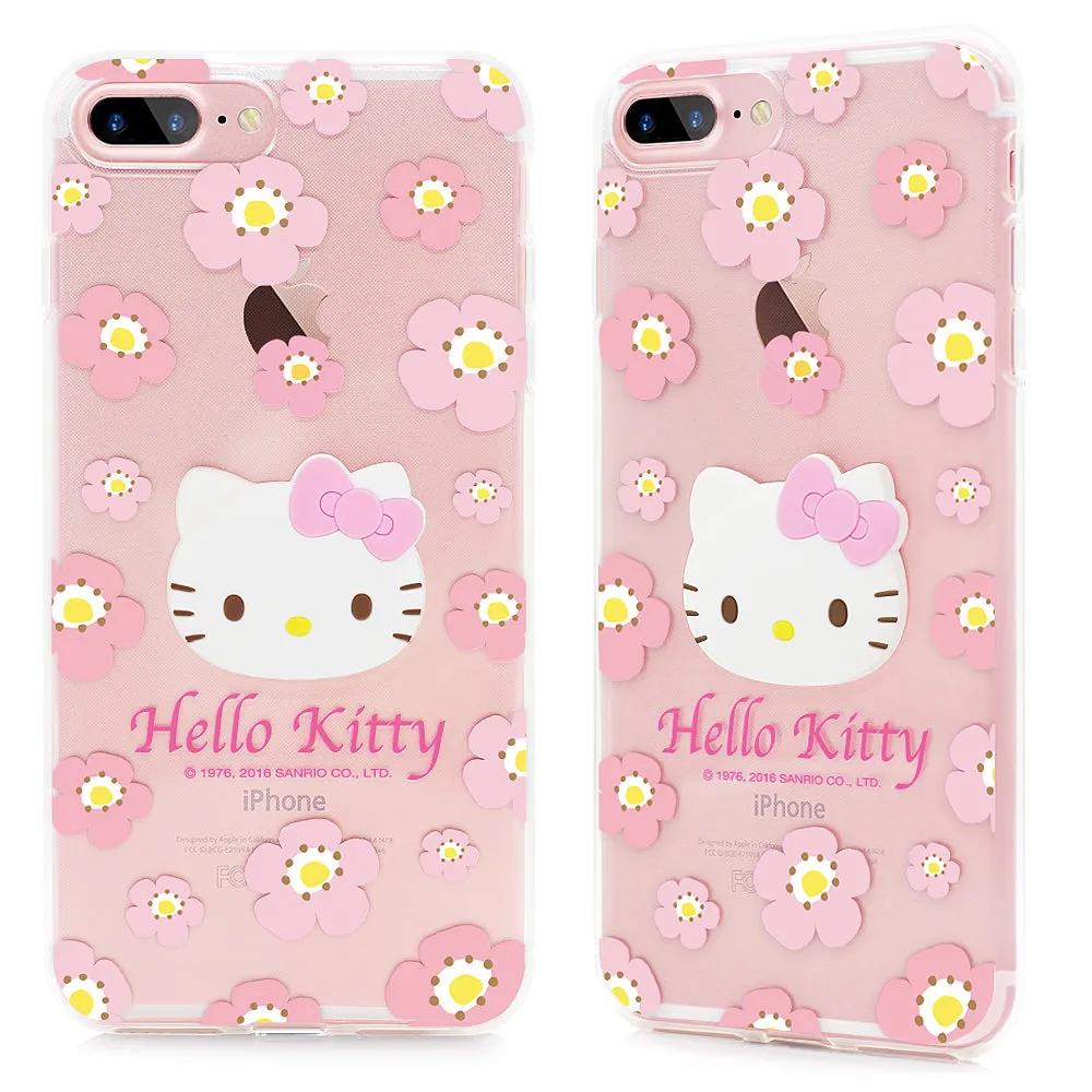 GARMMA Hello Kitty 3D TPU Soft Back Cover Case for Apple iPhone 8/7