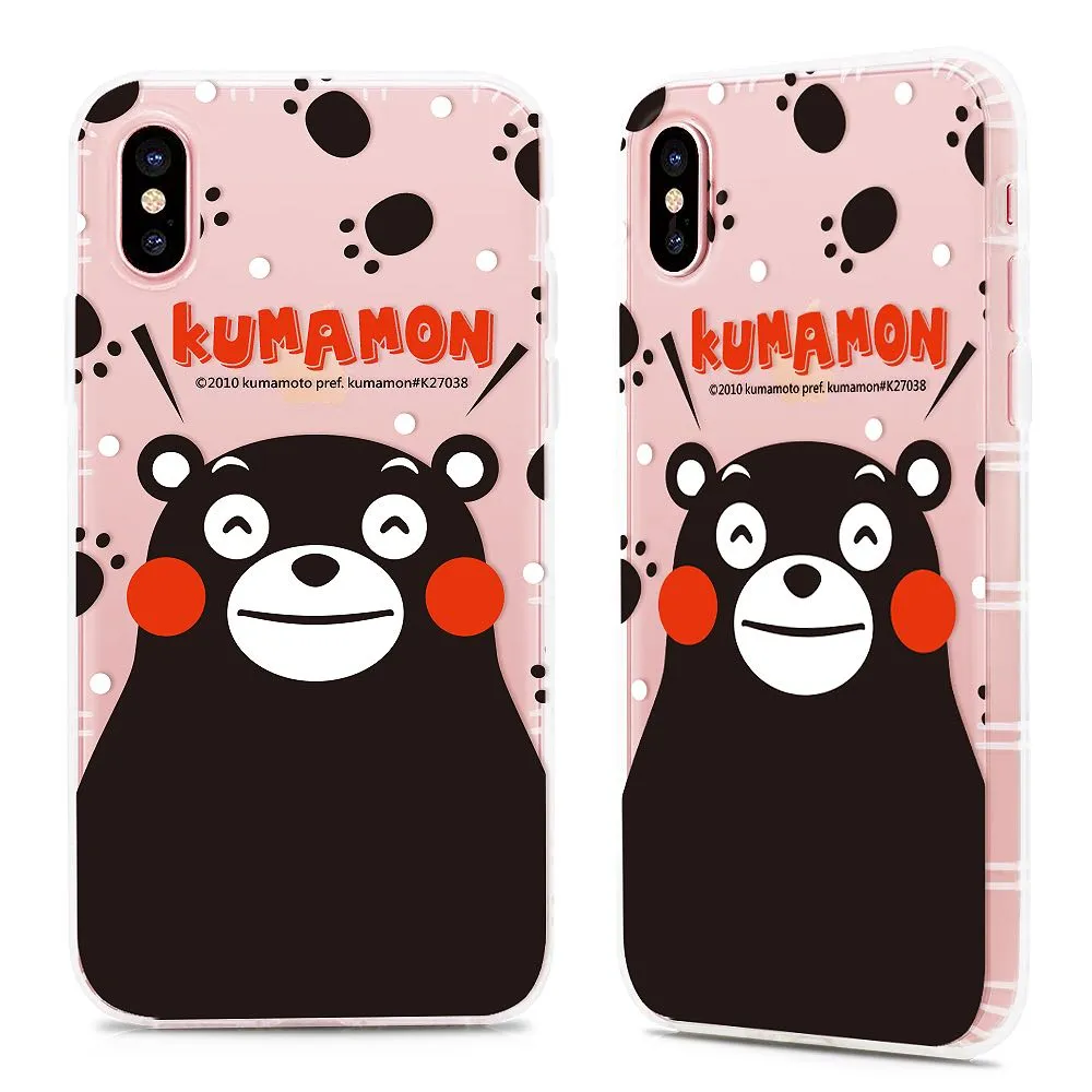 GARMMA Kumamon Shockproof Air Cushion Transparent TPU Soft Back Cover Case