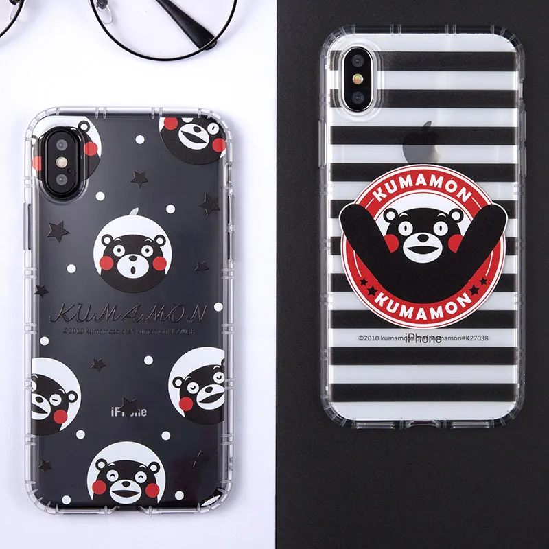 GARMMA Kumamon Shockproof Air Cushion Transparent TPU Soft Back Cover Case