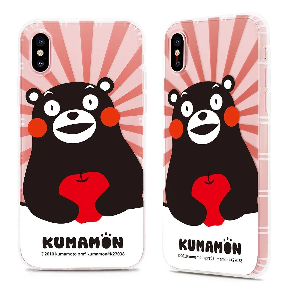 GARMMA Kumamon Shockproof Air Cushion Transparent TPU Soft Back Cover Case