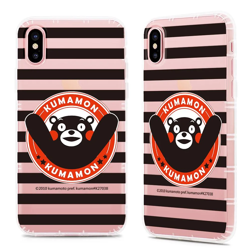 GARMMA Kumamon Shockproof Air Cushion Transparent TPU Soft Back Cover Case