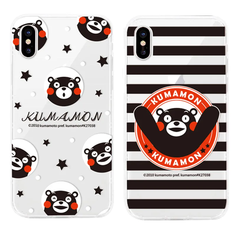 GARMMA Kumamon Shockproof Air Cushion Transparent TPU Soft Back Cover Case