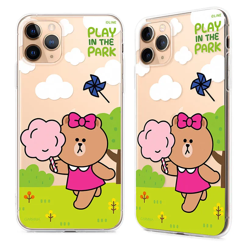 GARMMA Line Friends Air Cushion Shockproof Soft Back Cover Case